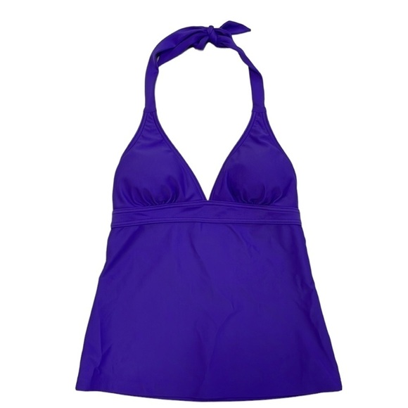 PrAna NWT Swimsuit Tankini Top Halter Neck Purple Small - Picture 2 of 11